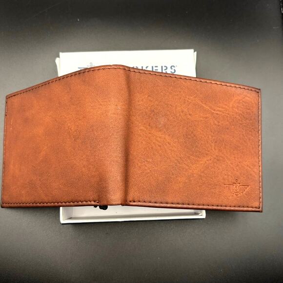 Dockers Men’s Genuine Leather Bifold Wallet 31DP220025 Tan Color NIB - Picture 13 of 17